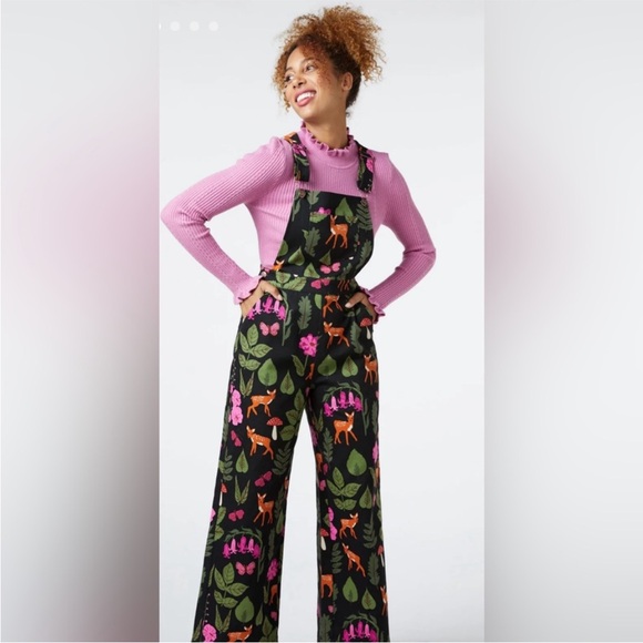 Modcloth Pants - NWT Princess Highway Deer Overalls 🦌 AU 12/US 8